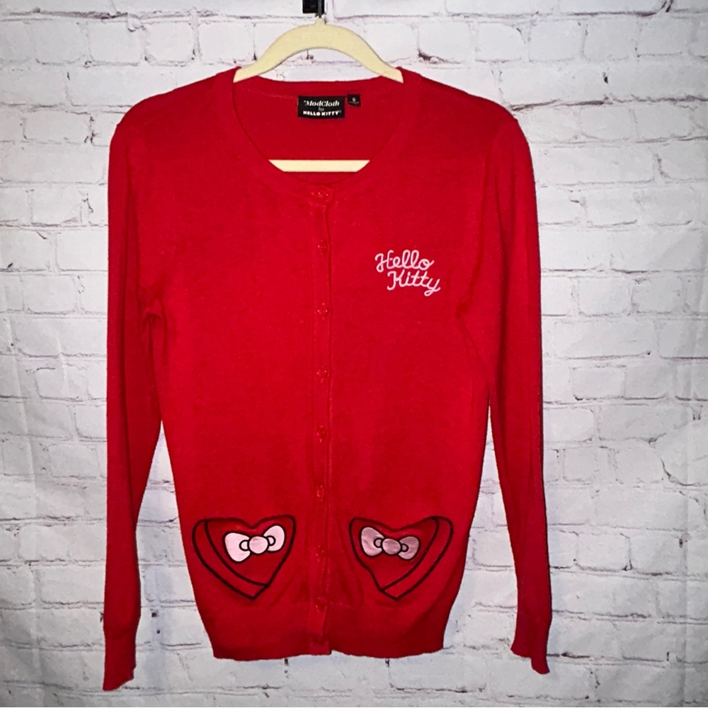 ModCloth for Hello Kitty cardigan‎ sweater size S - Picture 2 of 8